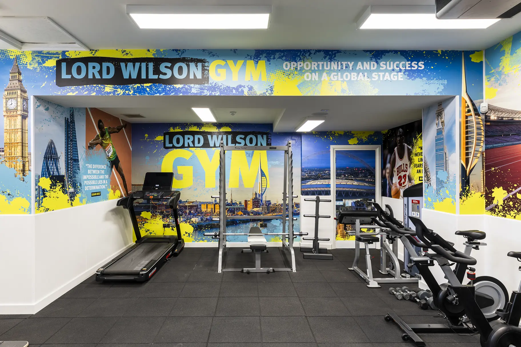 King’s Academy Lord Wilson Gym Wall Art