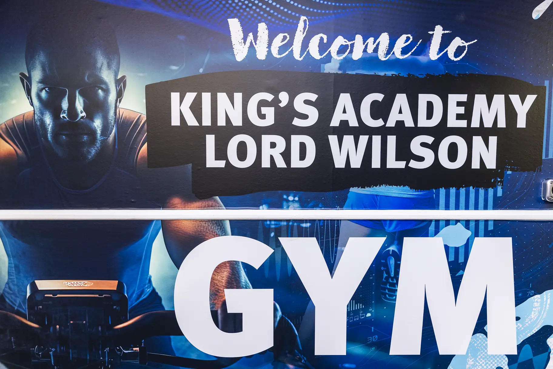 King’s Academy Lord Wilson Gym Wall Art