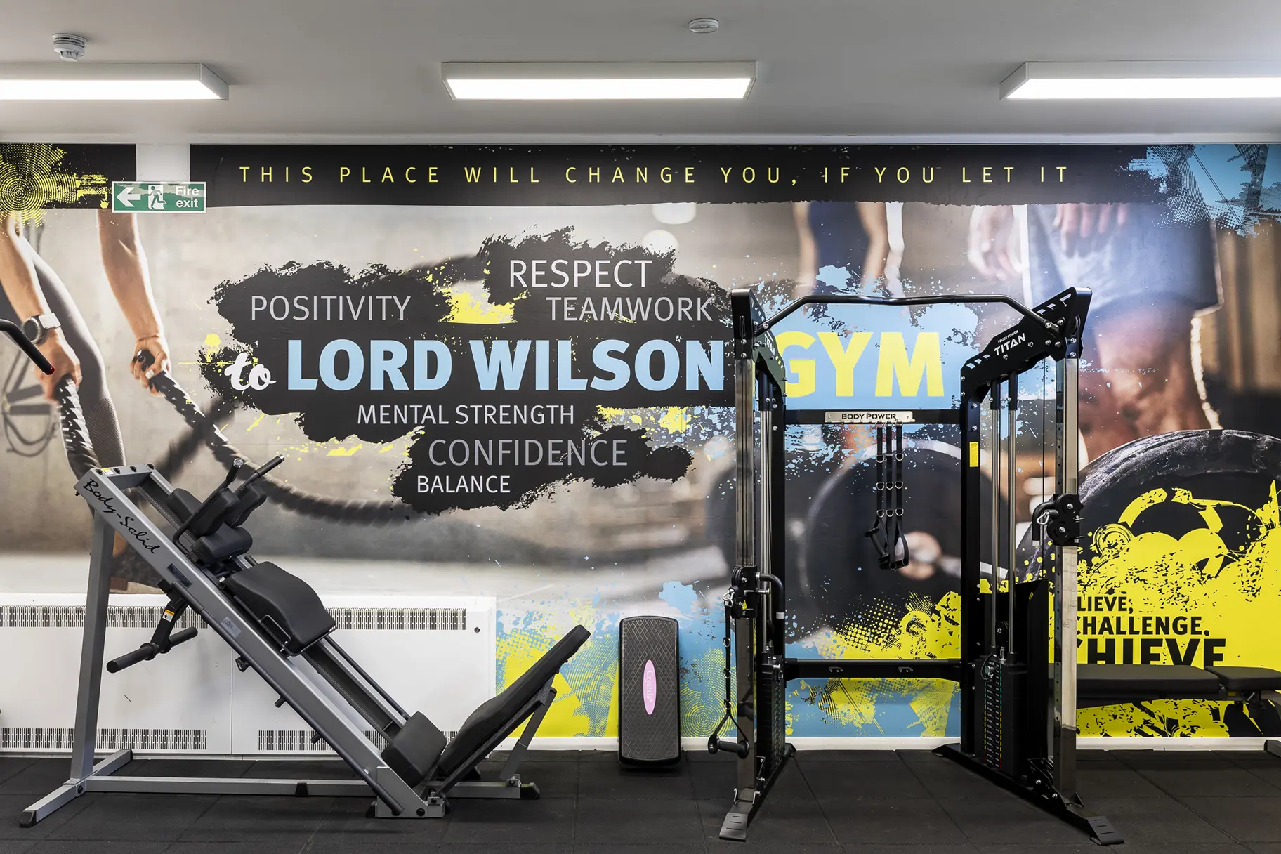 King’s Academy Lord Wilson Gym Wall Art