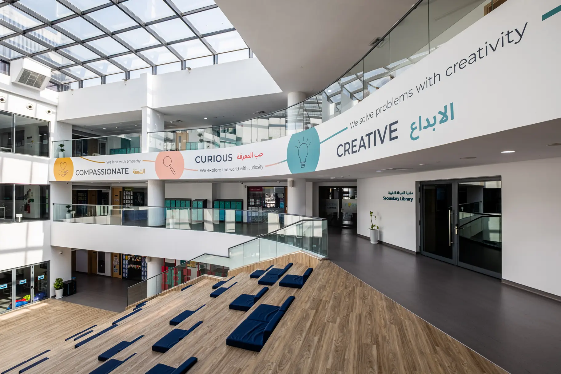nord anglia abu dhabi values wall art