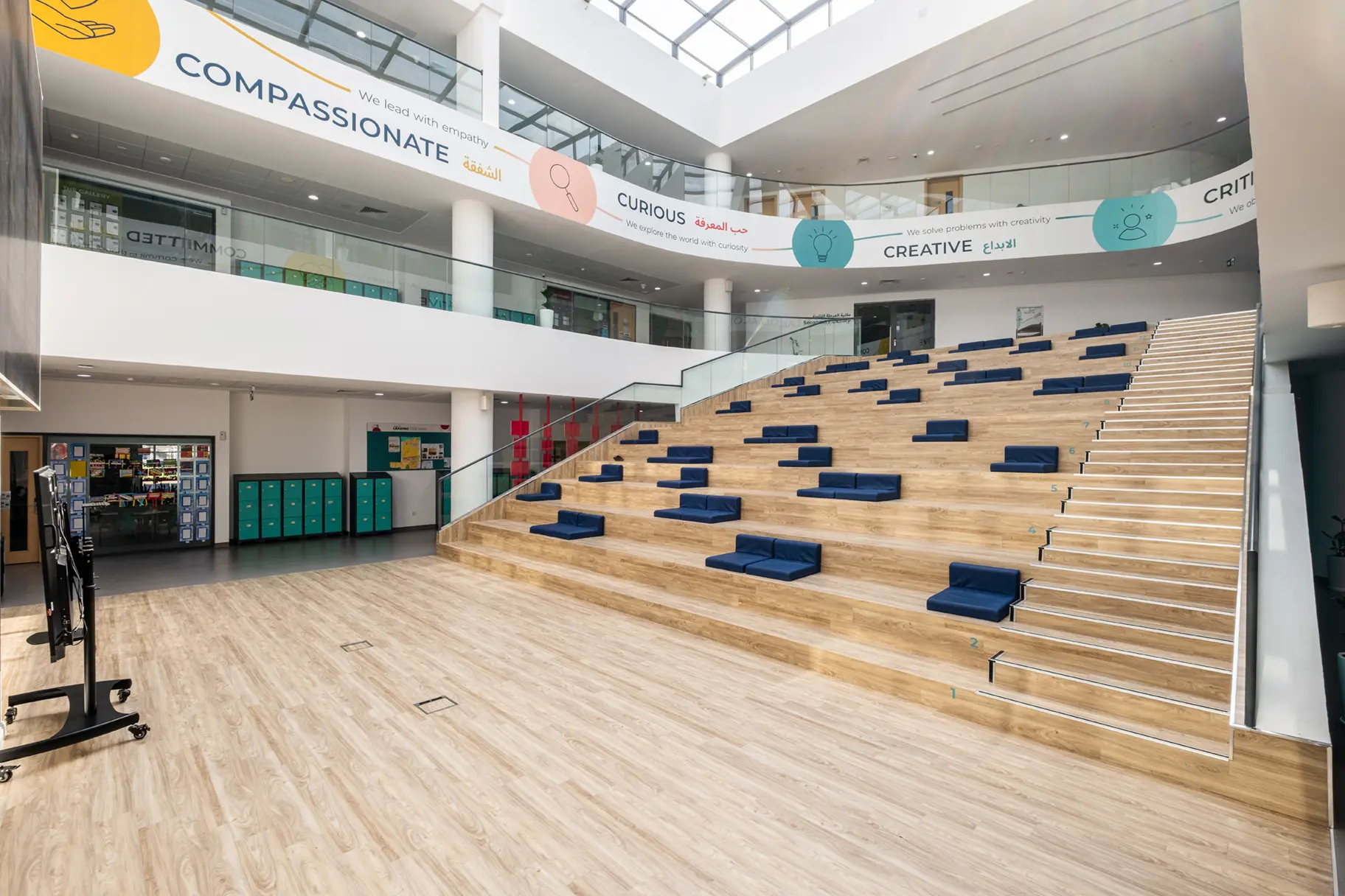 nord anglia abu dhabi values wall art