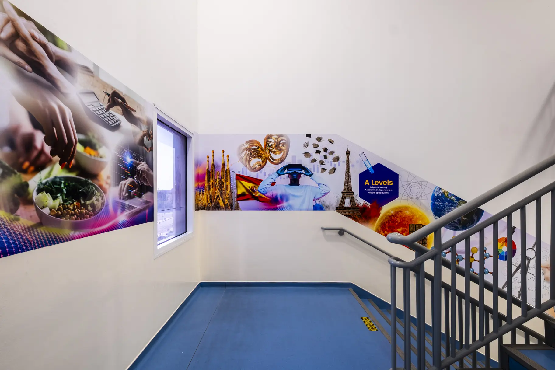 Safa british school sixth form wall art