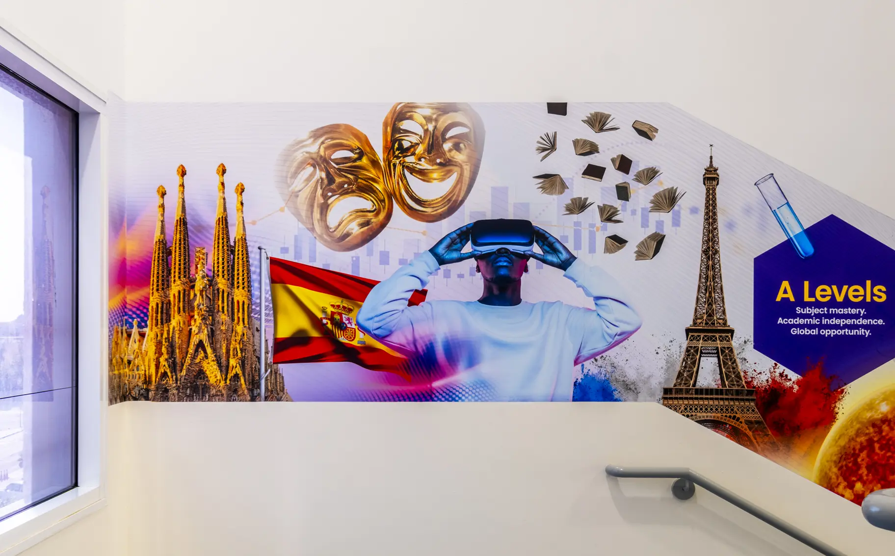 Safa british school sixth form wall art