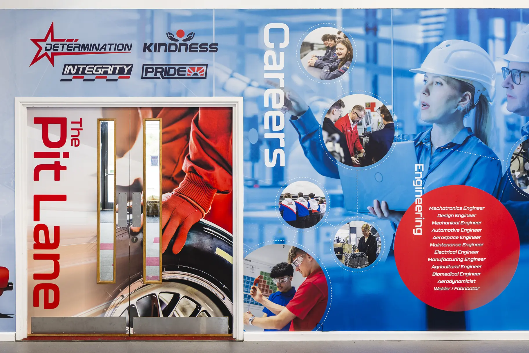 Silverstone utc careers wall art