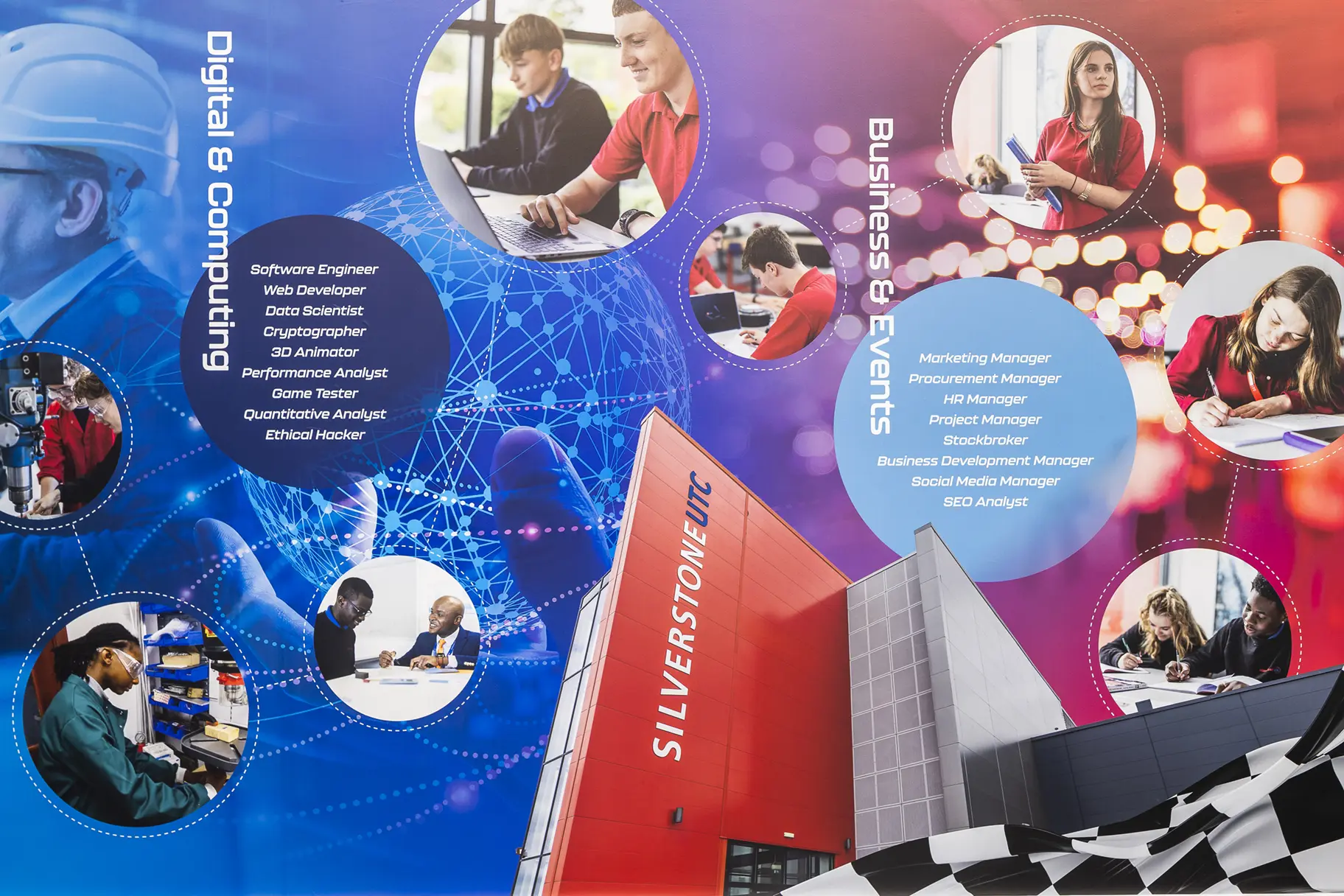 Silverstone utc careers wall art
