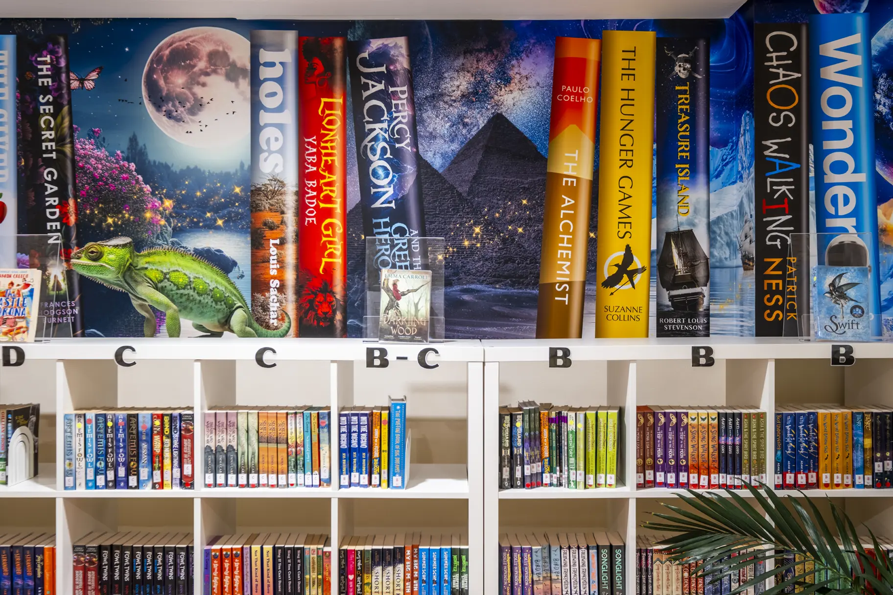 Safa british school library wall art