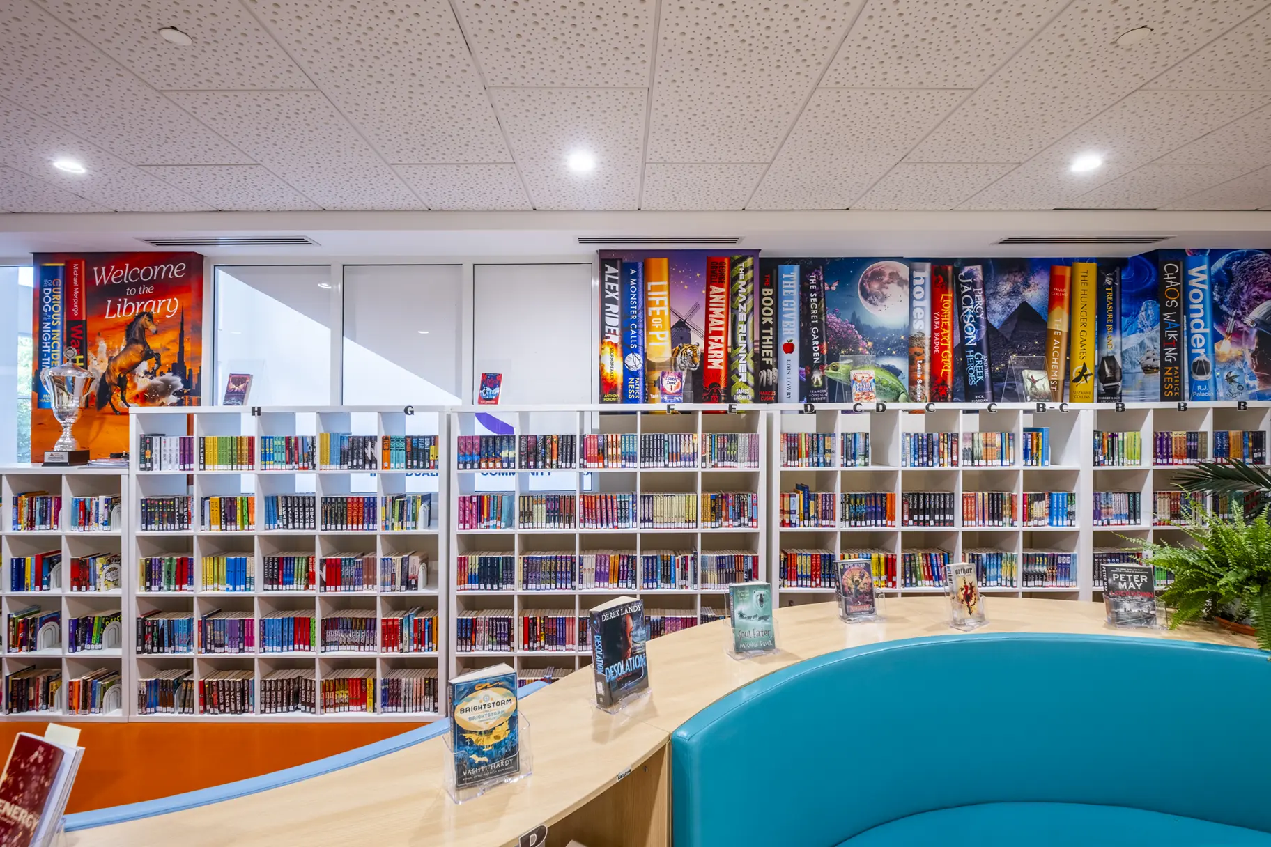 Safa british school library wall art