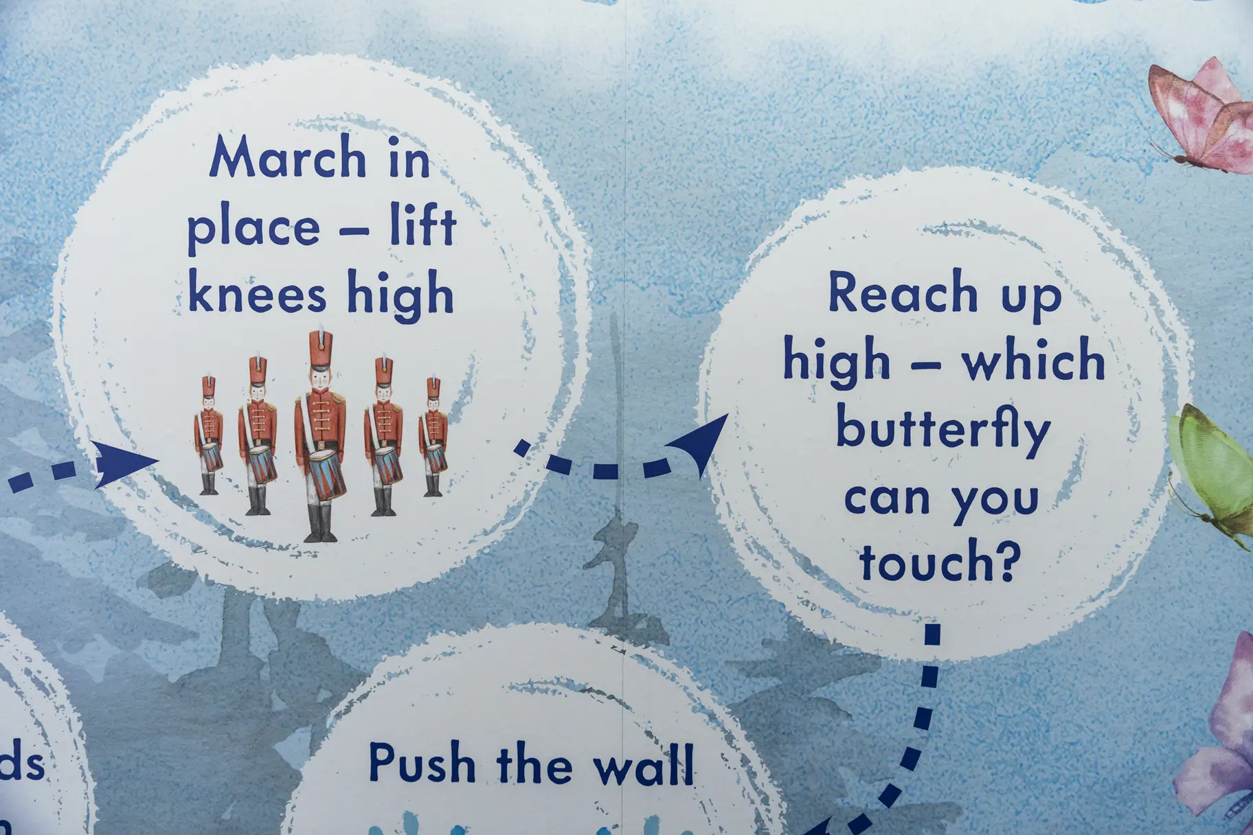 Sensory trail wall art
