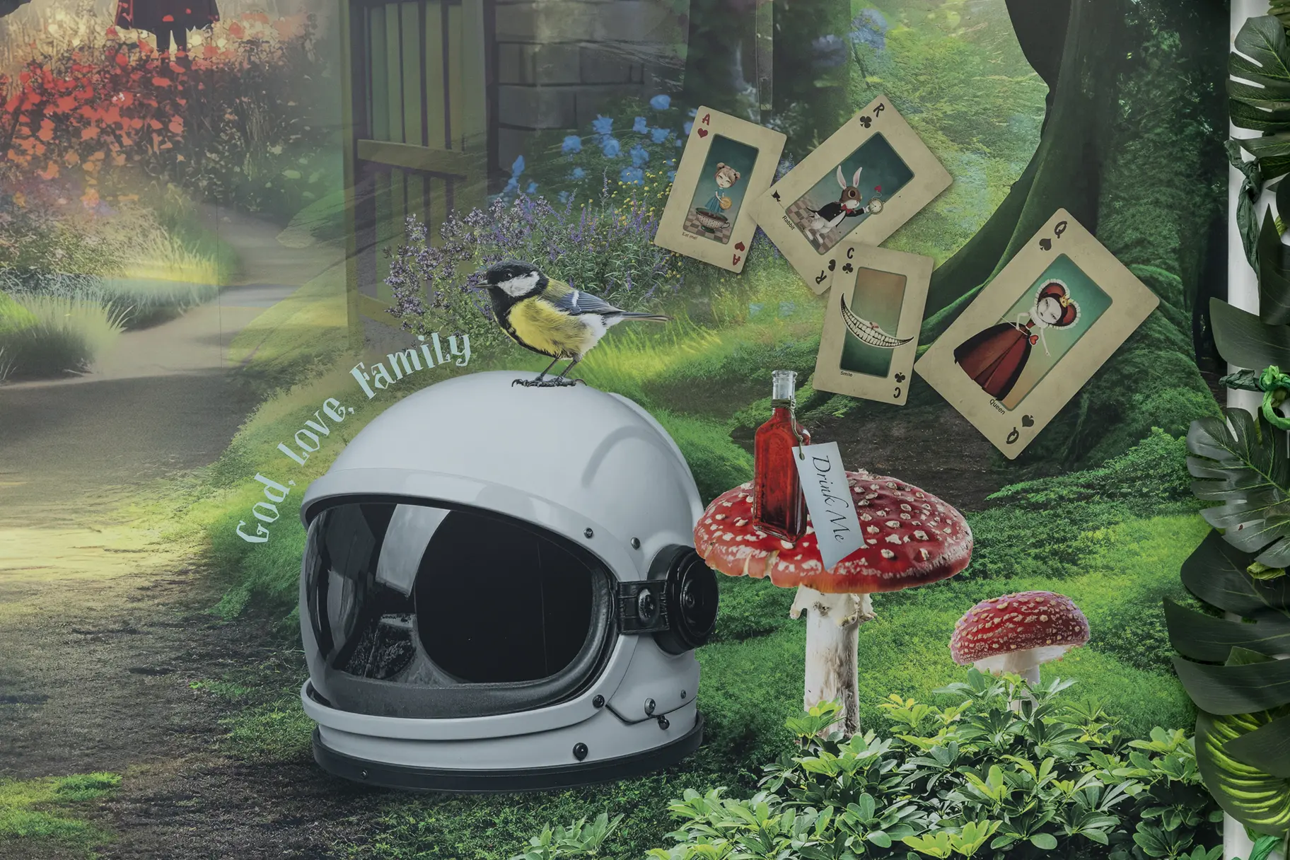 Woodland wonderland literacy wall art