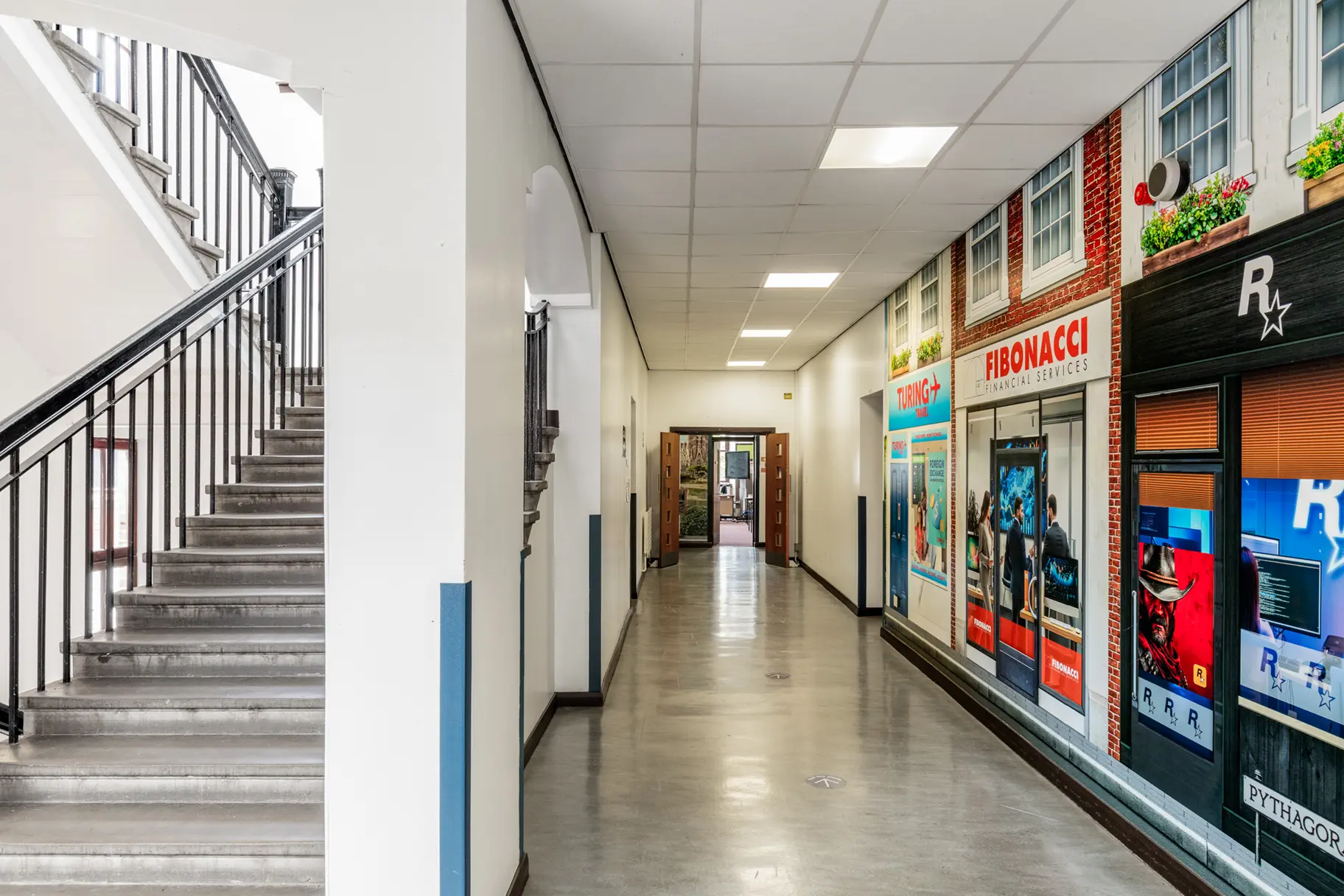 Hamilton Grammar maths careers wall art