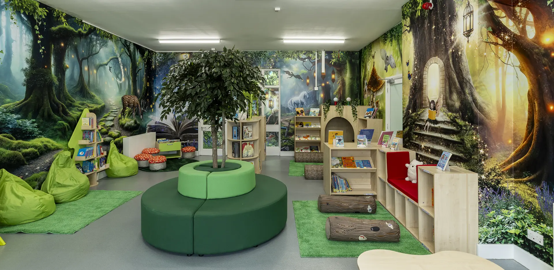 library wall art