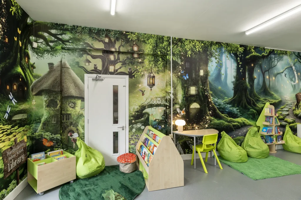 Library wall art